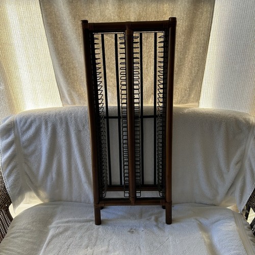 Porta stile rattan bambù - cd,