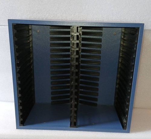 Porta vintage legno blu - cd,