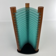 Porta CD Torre 20 Legno Blu