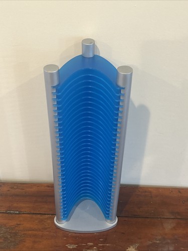 Porta vintage blu argento - porta, cd
